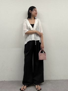 「カーゴパンツ」｜iwagashira Natsumiさん（レディース・168cm・30代）の秋コーディネート