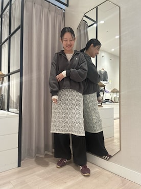 「アイテム（ワンピース）」を使った、iwagashira Natsumiさん（レディース・168cm・30代）の冬コーディネート