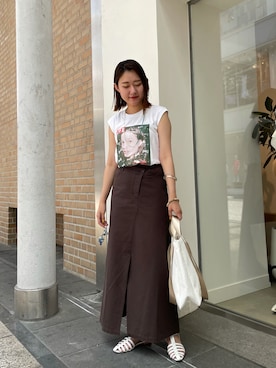 iwagashira Natsumiさん（レディース・168cm）の夏コーディネート