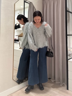 「アイテム（チョーカー）」を使った、iwagashira Natsumiさん（レディース・168cm・30代）の秋コーディネート