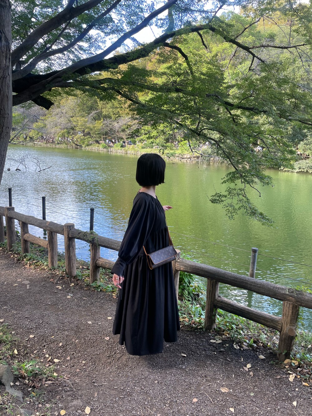 「秋服まるっと大公開、秋服コーデ」｜「LOUIS VUITTONのアイテム（バッグ、ブラウン系）」を使った、manaさん（レディース・157cm）の秋コーディネートの1枚目の写真