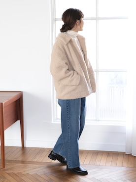 「SonnyLabel」｜「アイテム（ブルゾン）」を使った、yukaさん（レディース・165cm）の秋コーディネート