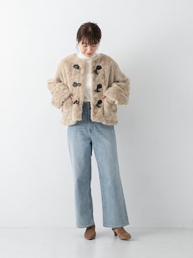 「URBAN RESEARCH Sonny Label（アーバンリサーチサニーレーベル）のアイテム（その他アウター）」を使った、yukaさん（レディース・165cm）の冬コーディネート