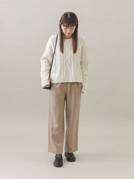 「VICE VERSA（バイスバース）のアイテム」を使った、yukaさん（レディース・165cm）の冬コーディネート