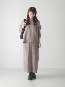 「SonnyLabel」｜「アイテム（ブーツ）」を使った、yukaさん（レディース・165cm）の秋コーディネート