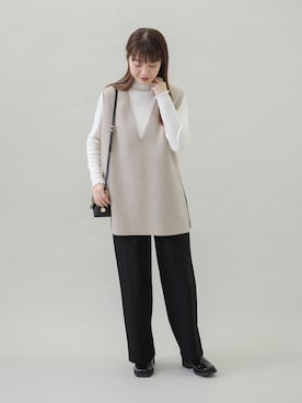 「SonnyLabel」｜「アイテム（ブーツ）」を使った、yukaさん（レディース・165cm）の秋コーディネート