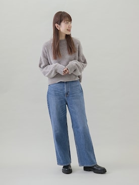 「SonnyLabel」｜「アイテム（ブーツ）」を使った、yukaさん（レディース・165cm）の秋コーディネート