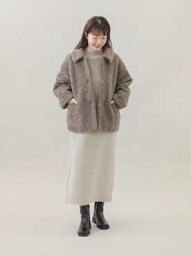 「SonnyLabel」｜「アイテム（ブーツ）」を使った、yukaさん（レディース・165cm）の秋コーディネート