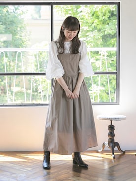 「URBAN RESEARCH Sonny Label（アーバンリサーチサニーレーベル）のアイテム（ブーツ）」を使った、yukaさん（レディース・165cm）の夏コーディネート