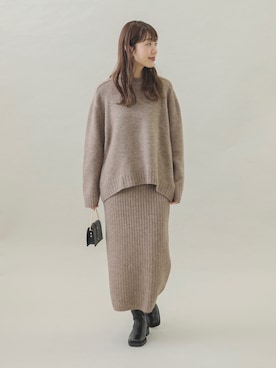 「SonnyLabel」｜「アイテム（ブーツ）」を使った、yukaさん（レディース・165cm）の秋コーディネート