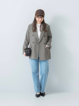「URBAN RESEARCH Sonny Label（アーバンリサーチサニーレーベル）のアイテム（その他アウター）」を使った、yukaさん（レディース・165cm）の冬コーディネート