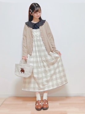 「秋トレンド2021」｜「アイテム（雑貨/ホビー）」を使った、Gilda♡ᵕ̈*⑅さん（レディース・163cm）の秋コーディネート