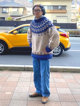 「carhartt」｜「アイテム（ハンチング/ベレー帽）」を使った、tsutomuneさん（メンズ・180cm）の冬コーディネート