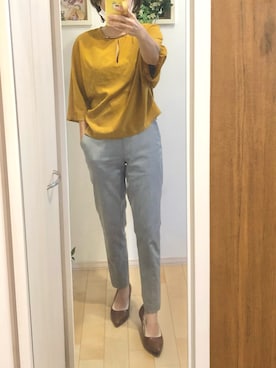 「RINASCIMENTO（リナシメント）のアイテム」を使った、Ring-go'roundさん（レディース・153cm）の秋コーディネート