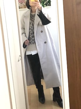「ABITOKYO（アビトーキョー）のアイテム（ジャケット/アウター）」を使った、Ring-go'roundさん（レディース・153cm）の春コーディネート
