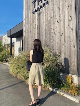「Acne Studios（アクネストゥディオズ）のアイテム（ハンドバッグ）」を使った、masumi120117さん（レディース・161cm）の夏コーディネート