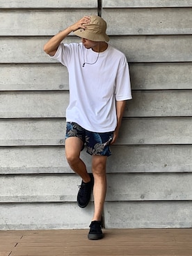 「SCOTCH & SODA（スコッチ アンド ソーダ）のアイテム（パンツ）」を使った、masastepさん（メンズ・178cm）の夏コーディネート