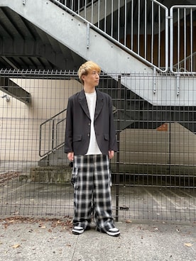 「SENSE OF PLACE by URBAN RESEARCH（センスオブプレイスバイアーバンリサーチ）のアイテム（その他アウター）」を使った、kyoroさん（メンズ・177cm）の秋コーディネート