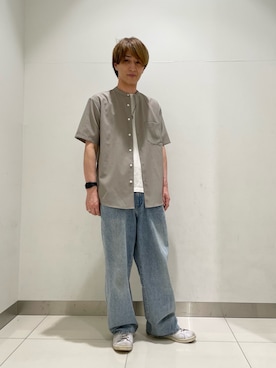 「KBF（ケイビーエフ）のアイテム」を使った、kyoroさん（メンズ・177cm）の夏コーディネート