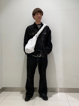 「いまどきジャケット写真」｜「アイテム（ローファー）」を使った、kyoroさん（メンズ・177cm）の春コーディネート