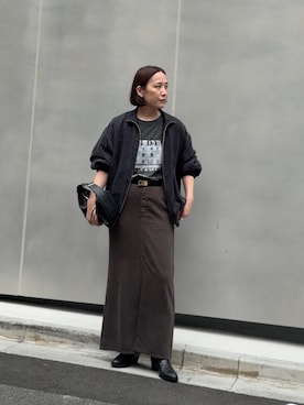 「アイテム（その他シューズ）」を使った、manamiさん（レディース・155cm）の秋コーディネート
