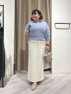 「アイテム（パンプス、グレー系）」を使った、jiinajena77さん（レディース・159cm）の秋コーディネート