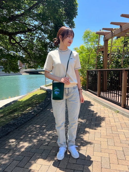 LACOSTE（ラコステ） セーター ニット ドライタッチ 配色ライン