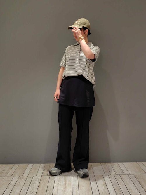 『2サイズ展開』スカートレイヤードフレアパンツ
