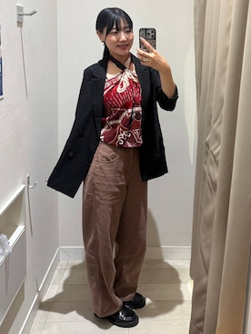 「アイテム（財布/小物）」を使った、soyosukeさん（レディース・170cm）の秋コーディネート