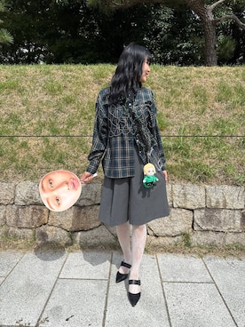 「アイテム（レッグウェア）」を使った、soyosukeさん（レディース・170cm）の秋コーディネート