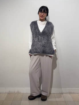 「アイテム（ブーツ）」を使った、soyosukeさん（レディース・170cm）の秋コーディネート