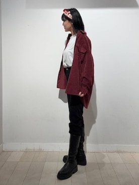 「アイテム（パンツ）」を使った、soyosukeさん（レディース・170cm）の秋コーディネート