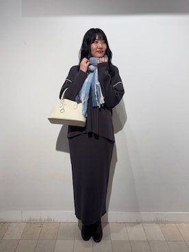 「アイテム（ワンピース/ドレス）」を使った、soyosukeさん（レディース・170cm）の秋コーディネート