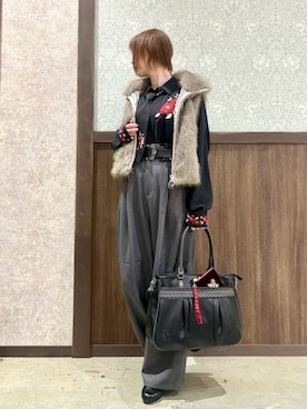 「REZEN（リゼン）のアイテム」を使った、ハナミズキさん（レディース・158cm）の秋コーディネート