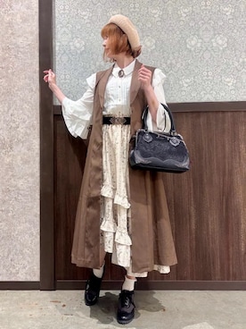 「アイテム（その他雑貨）」を使った、ハナミズキさん（レディース・158cm）の秋コーディネート