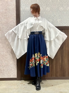 「REZEN（リゼン）のアイテム」を使った、ハナミズキさん（レディース・158cm）の冬コーディネート