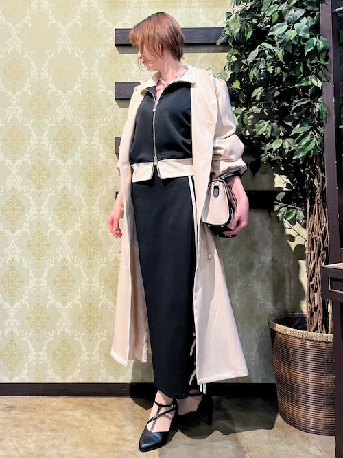 新品！アクシーズファム　フード付きトレンチコート フード付トレンチコート | レディース服・レディース