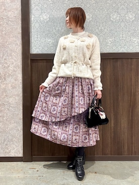 ハナミズキさん（レディース・158cm）の冬コーディネート