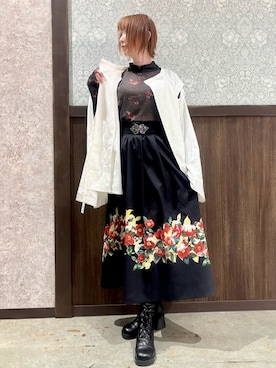 「REZEN（リゼン）のアイテム」を使った、ハナミズキさん（レディース・158cm）の冬コーディネート