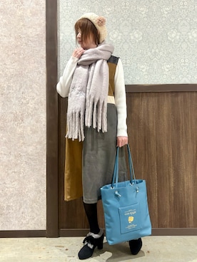 「アイテム（ワンピース）」を使った、ハナミズキさん（レディース・158cm）の秋コーディネート