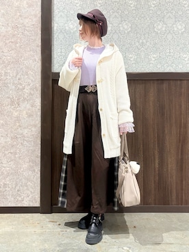 「REZEN（リゼン）のアイテム」を使った、ハナミズキさん（レディース・158cm）の秋コーディネート