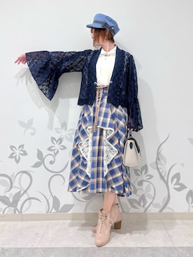 「アイテム（タンクトップ）」を使った、ハナミズキさん（レディース・158cm）の夏コーディネート