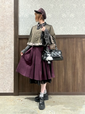 「アイテム（その他雑貨）」を使った、ハナミズキさん（レディース・158cm）の秋コーディネート