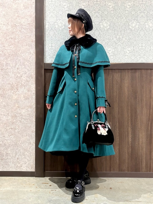 セール】ケープセットバッスルコート（ダッフルコート）｜axes femme