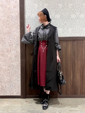 「アイテム（その他雑貨）」を使った、ハナミズキさん（レディース・158cm）の秋コーディネート