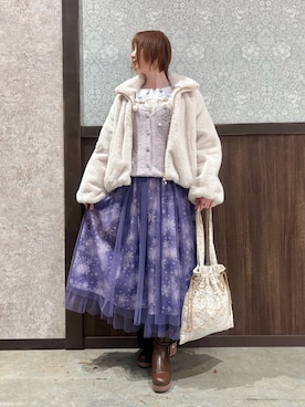 「アイテム（その他雑貨）」を使った、ハナミズキさん（レディース・158cm）の冬コーディネート