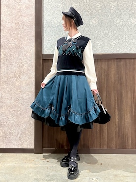 「アイテム（ダッフルコート）」を使った、ハナミズキさん（レディース・158cm）の秋コーディネート