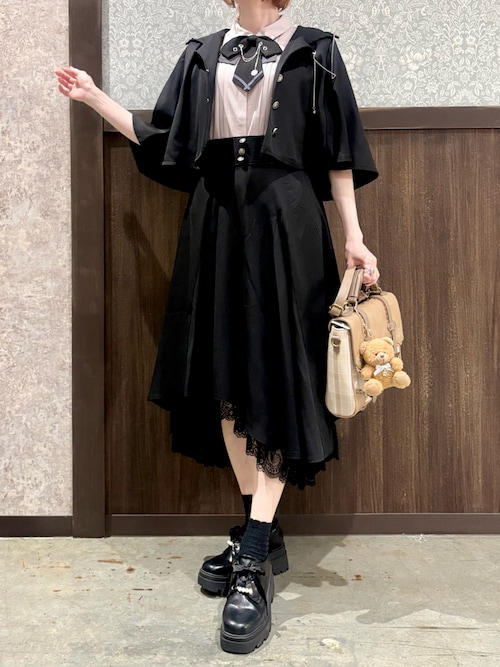 axes femme　アラジン　限定　ブラウス　ブラック　アクシーズファム axes femme アラジン 限定 ブラウス ブラック アクシーズファム 【公式