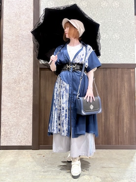 ハナミズキさん（レディース・158cm）の夏コーディネート