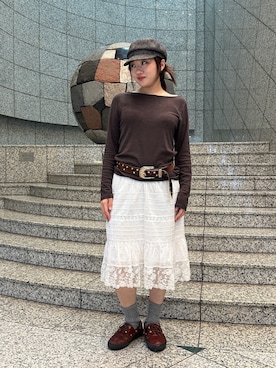 「Chapeau d' O（シャポードオー）のアイテム」を使った、hiyoさん（レディース・164cm）の秋コーディネート